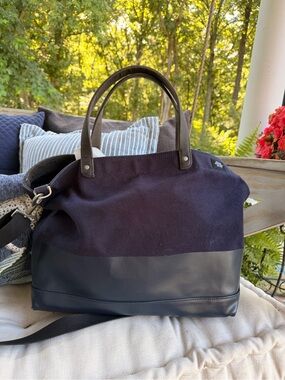 Jack Spade Blue Messenger Bag